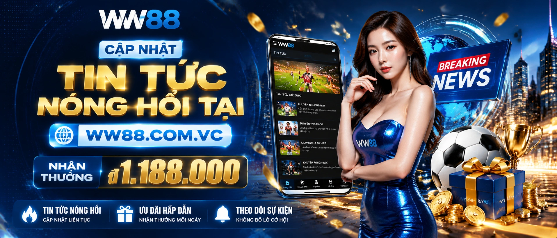Tin tức WW88 mới nhất với giao diện cập nhật theo chuyên mục